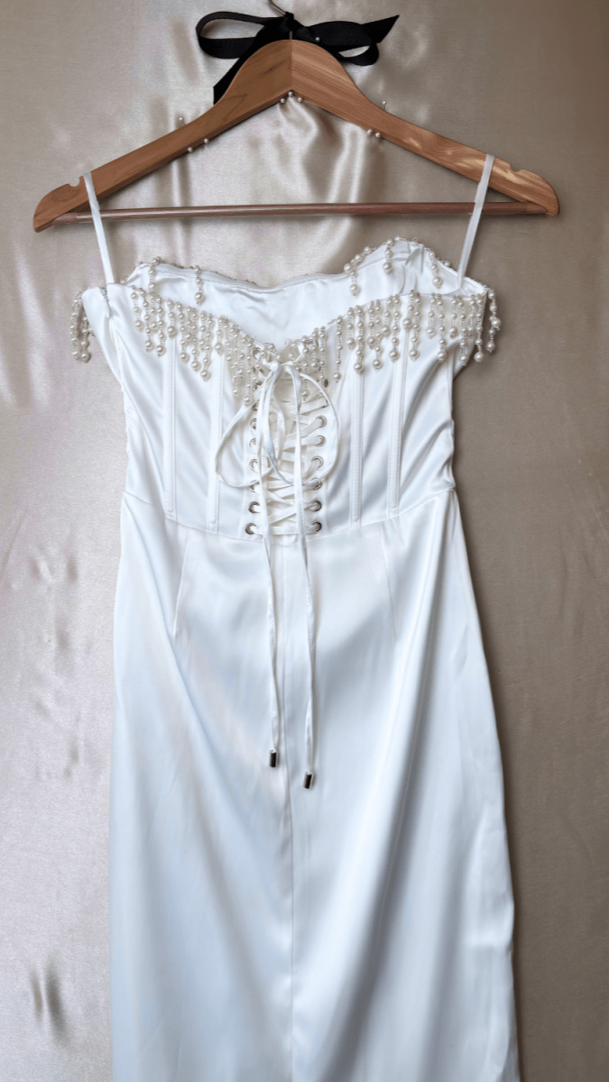 Pearl Bust Corset Dress - TRÈS FOU OR SOMETHING