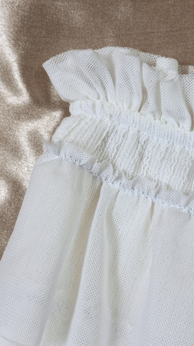 White Ruffles Skort - TRÈS FOU OR SOMETHING