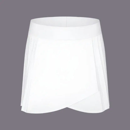 Pleated Athleisure White Skirt Tres Fou Or Something