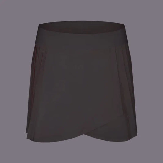 Pleated Athleisure Black Skirt Tres Fou Or Something