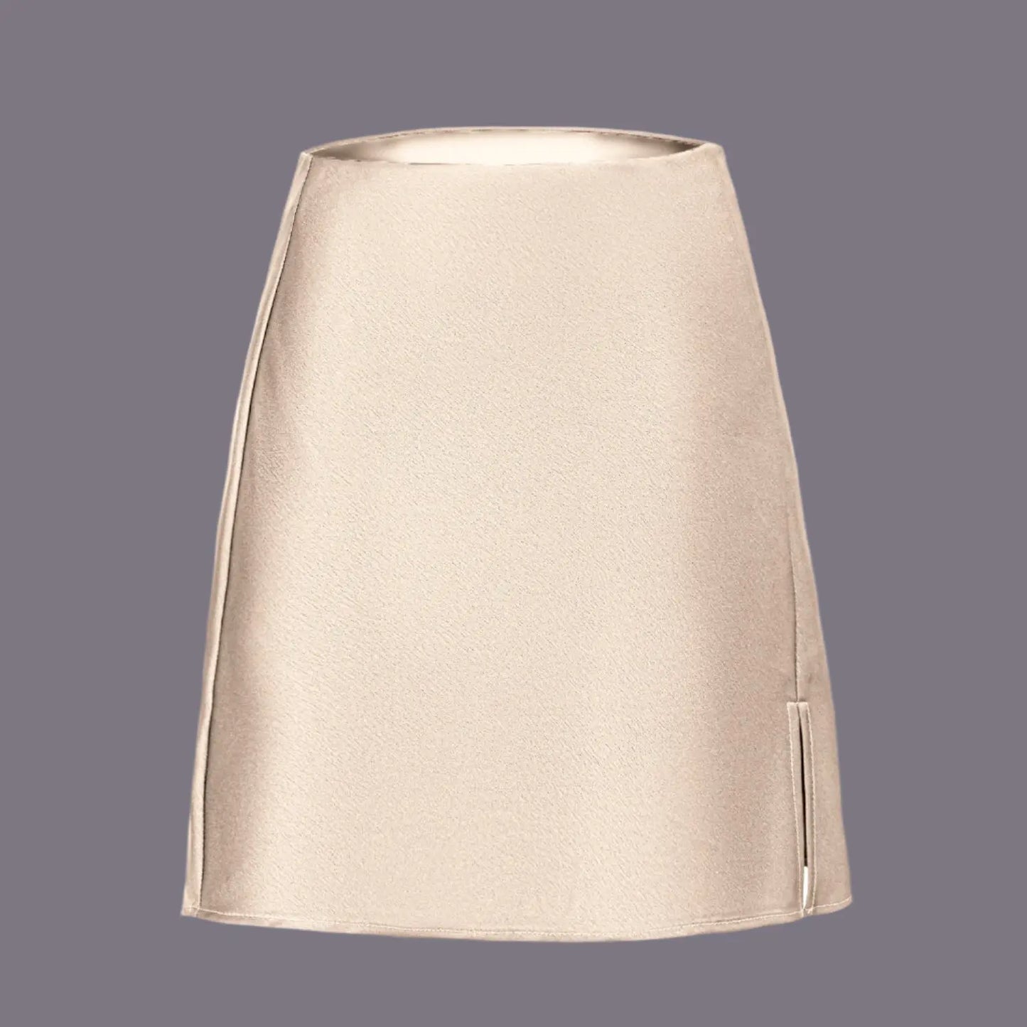 Flowy Satin Gold Skirt Tres Fou Or Something