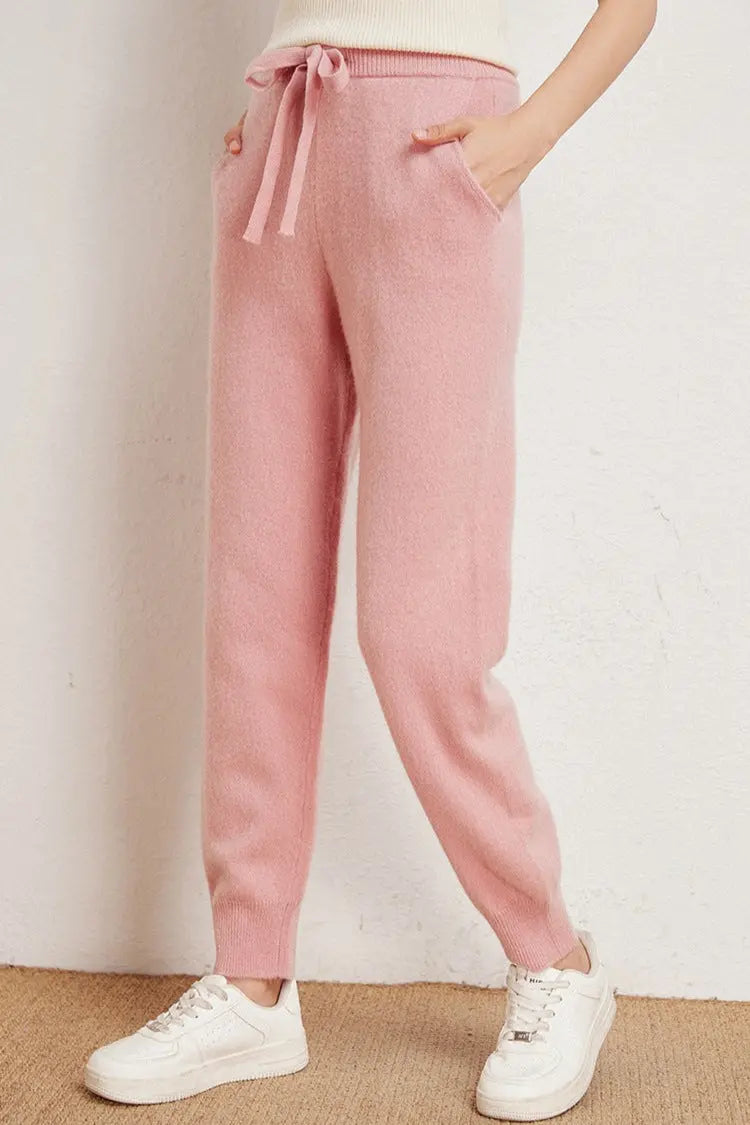 Woolly Luxe Pink Sweatpants Tres Fou Or Something