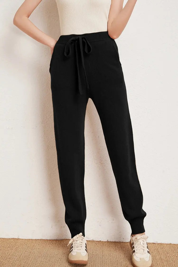 Woolly Luxe Black Sweatpants Tres Fou Or Something