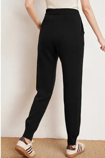 Woolly Luxe Black Sweatpants Tres Fou Or Something