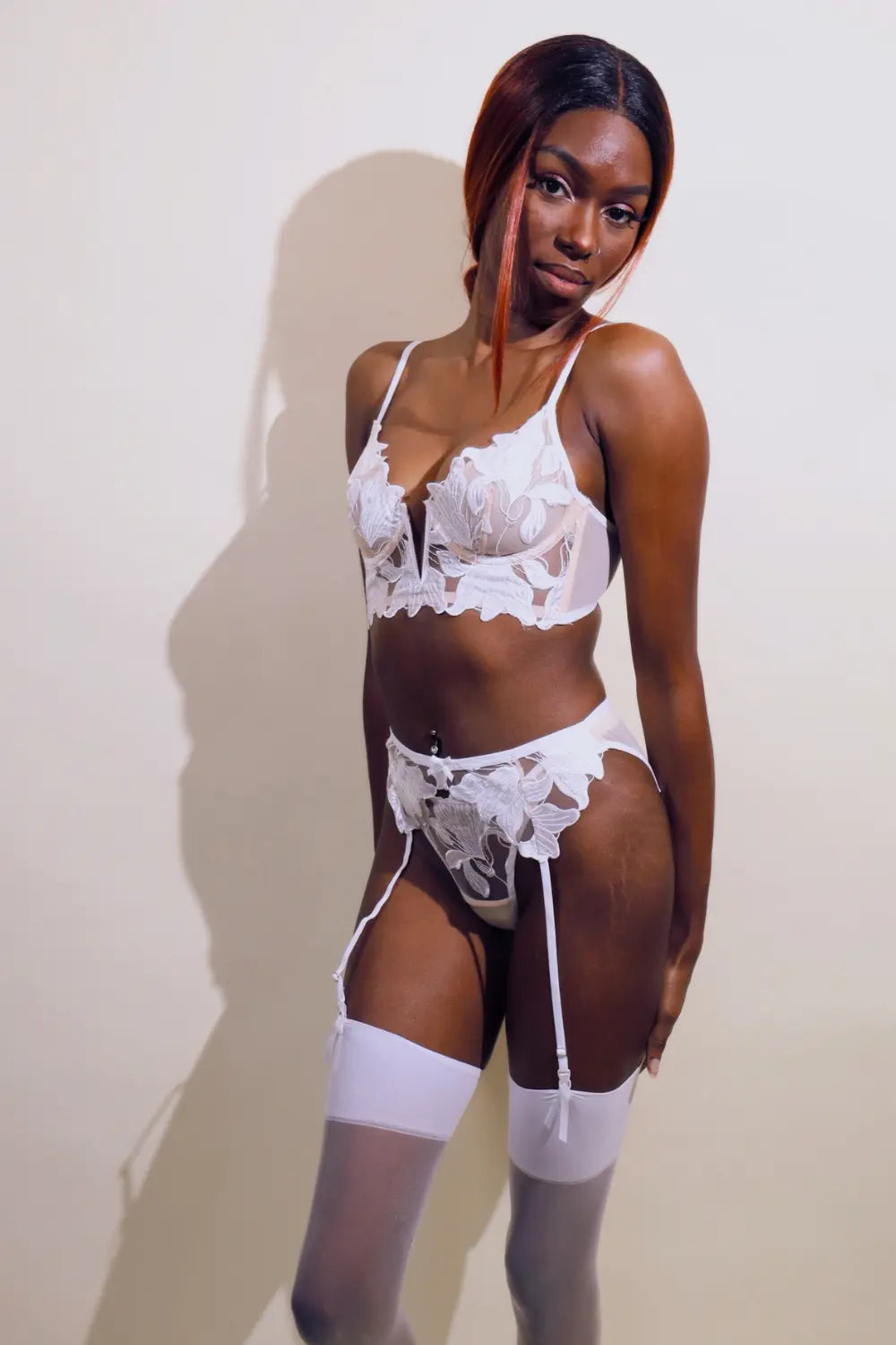 Eloise White Bralette Bu Intimates