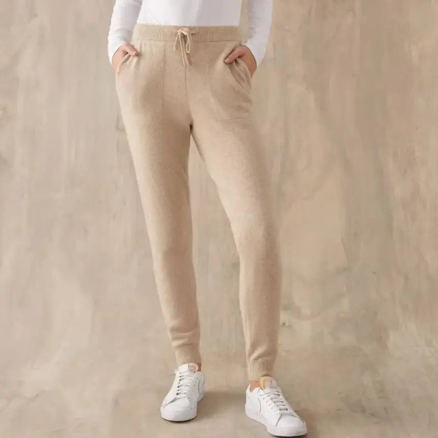 Woolly Luxe Oatmeal Sweatpants Tres Fou Or Something