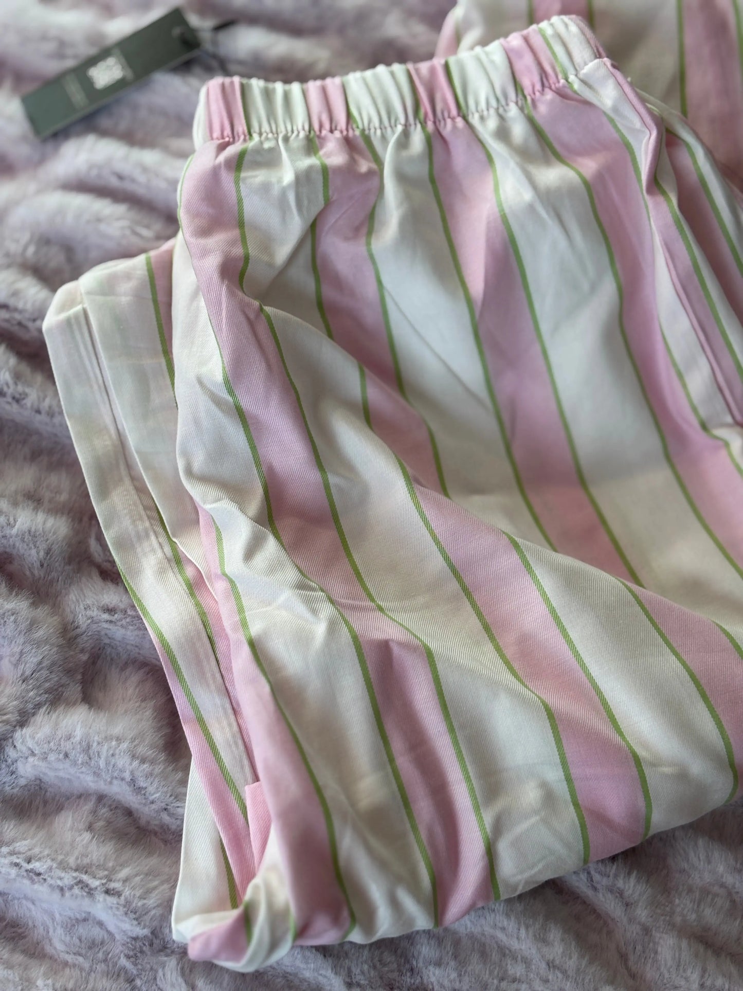 Foxy Cotton Pink Stripes Pajama Set Tres Fou Or Something