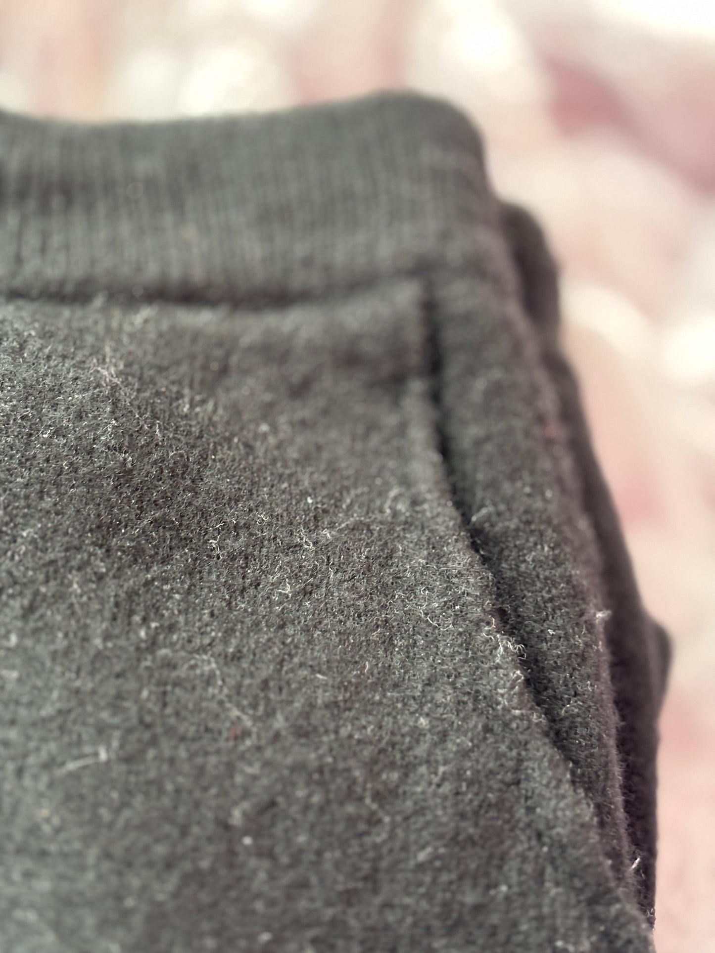 Woolly Luxe Black Sweatpants