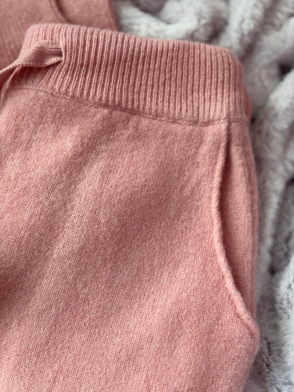 Woolly Luxe Pink Sweatpants