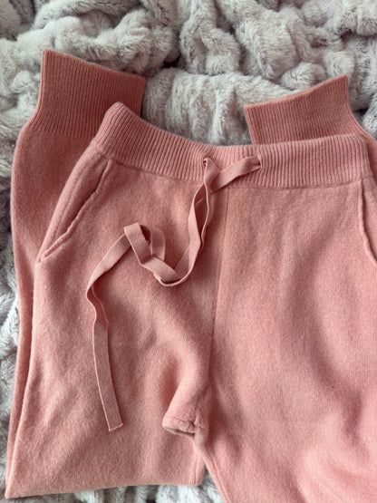 Woolly Luxe Pink Sweatpants