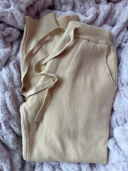 Woolly Luxe Oatmeal Sweatpants