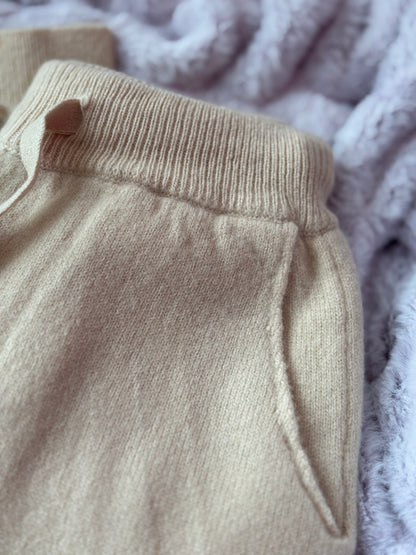 Woolly Luxe Oatmeal Sweatpants