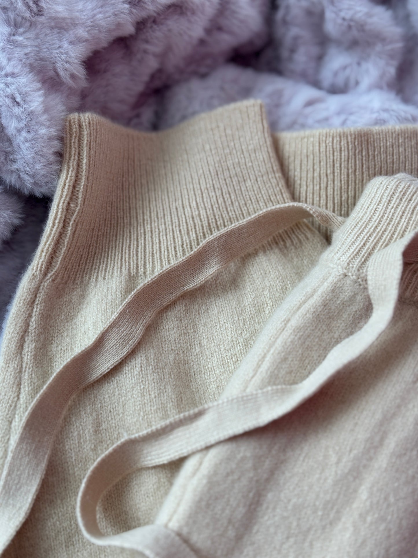 Woolly Luxe Oatmeal Sweatpants