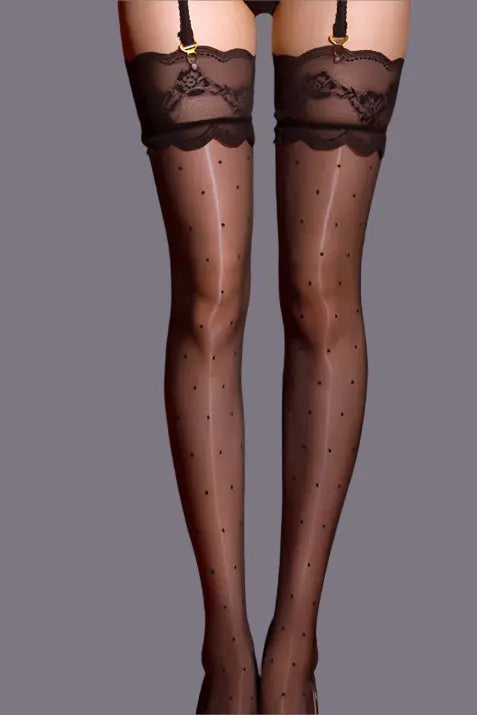 Freckles in Lace Stockings Tres Fou Or Something