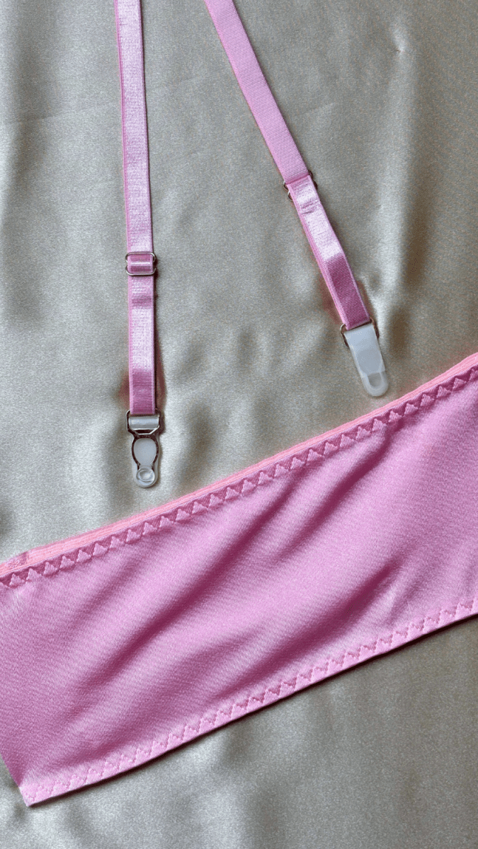 Eden Pink Garter Belt - TRÈS FOU OR SOMETHING