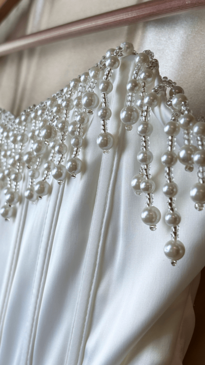 Pearl Bust Corset Dress - TRÈS FOU OR SOMETHING
