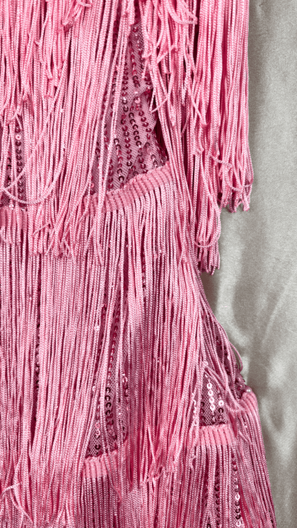 Pink Feathers Stage Presence Dress - TRÈS FOU OR SOMETHING