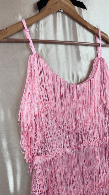 Pink Feathers Stage Presence Dress - TRÈS FOU OR SOMETHING