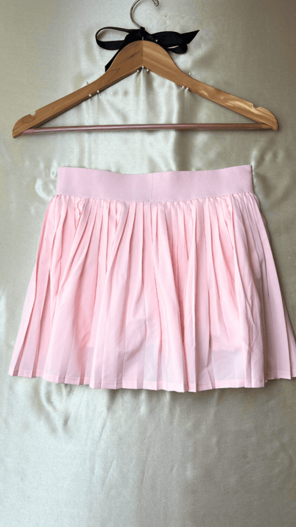 Pleated Athleisure Pink Skirt - TRÈS FOU OR SOMETHING