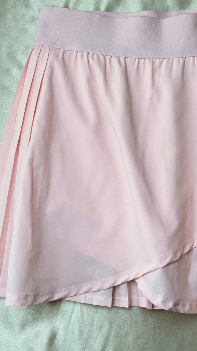 Pleated Athleisure Pink Skirt - TRÈS FOU OR SOMETHING