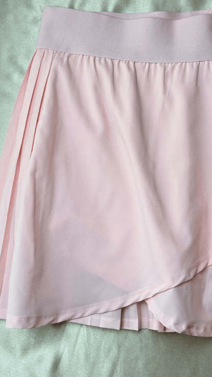 Pleated Athleisure Pink Skirt - TRÈS FOU OR SOMETHING