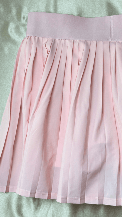 Pleated Athleisure Pink Skirt - TRÈS FOU OR SOMETHING